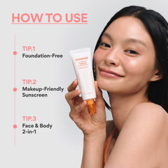 Vitamin C Tone Up Sunscreen 50ml - Tinted Sunscreen & Brightening Skincare