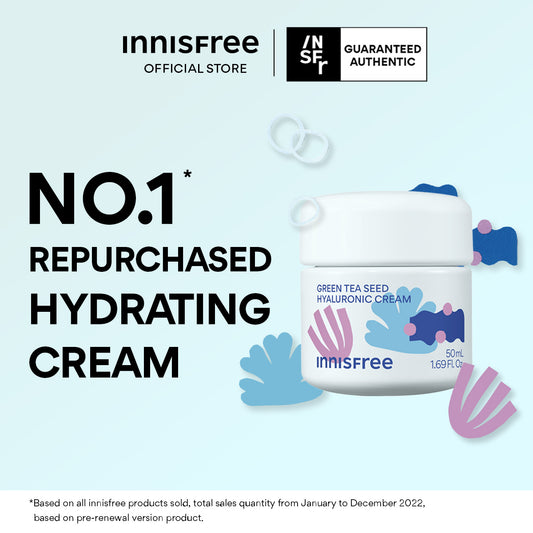 (Limited Edition) INNISFREE Green Tea Seed Hyaluronic Cream 50ml