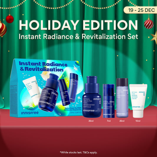 [Holiday Edition] Green Tea PDRN Ampoule 25ml + 3PCS Travel-size