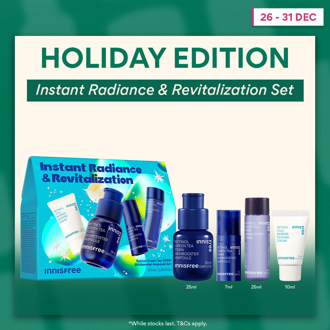 [Holiday Edition] Green Tea PDRN Ampoule 25ml + 3PCS Travel-size