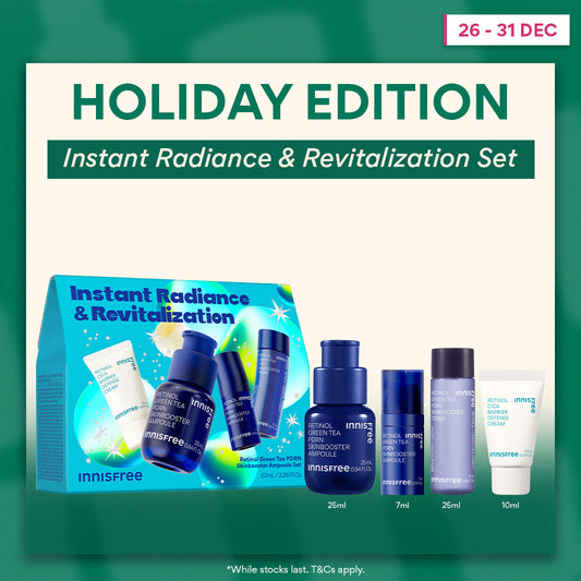 [Holiday Edition] Green Tea PDRN Ampoule 25ml + 3PCS Travel-size