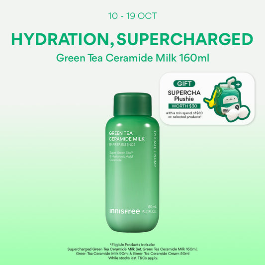 [NEW] INNISFREE Green Tea Ceramide Milk - Hydrating Essence for Deep Hydration, Moisture & Barrier Repair