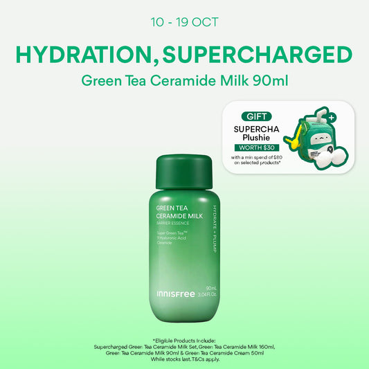 [NEW] INNISFREE Green Tea Ceramide Milk - Hydrating Essence for Deep Hydration, Moisture & Barrier Repair