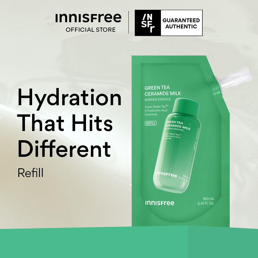 [Online Exclusive] INNISFREE Green Tea Ceramide Milk Refill 160ml