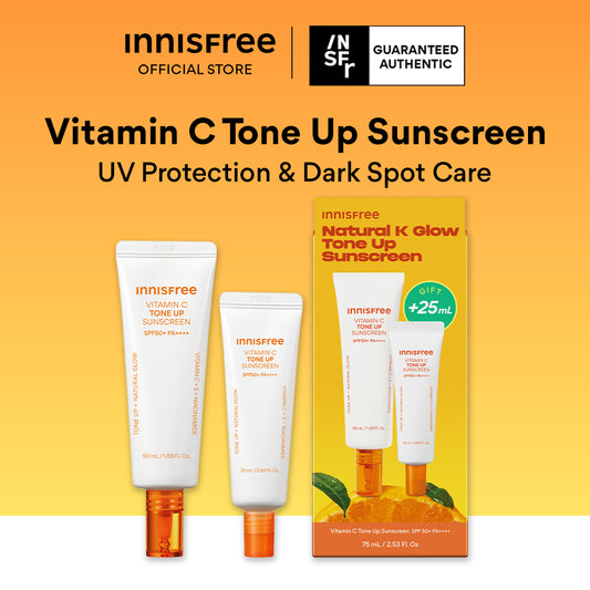 [BUNDLE] Vitamin C Tone Up Sunscreen Set - Limited Edition, SPF & Dark Spot care for Dull skin & Sensitive skin