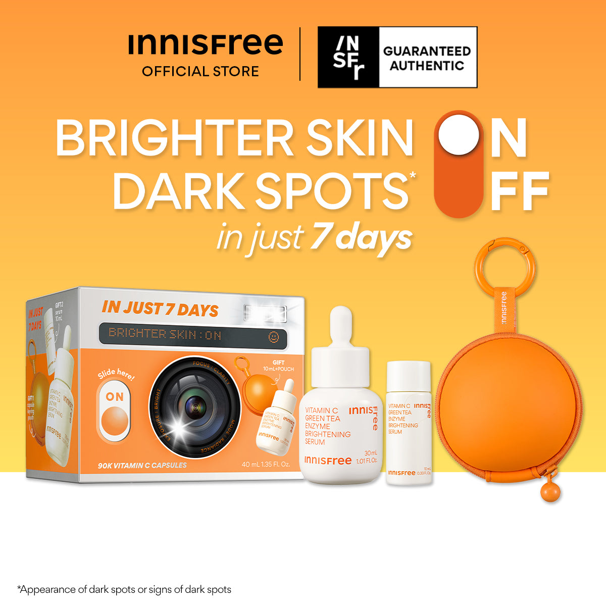 [LIMITED EDITION] Vitamin C Brightening Serum Set - Dark Spot care for Dull skin & Sensitive skin