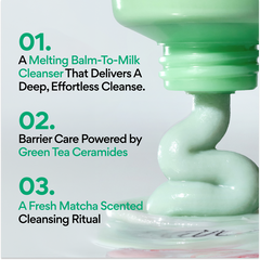 Soothe & Hydrate Green Tea Duo - Cleansing Balm, Hydrating Serum