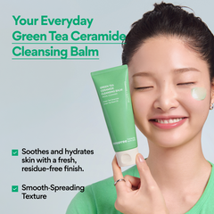 Soothe & Hydrate Green Tea Duo - Cleansing Balm, Hydrating Serum