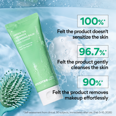 Soothe & Hydrate Green Tea Duo - Cleansing Balm, Hydrating Serum