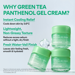 Green Tea Panthenol Calming Full Routine Set