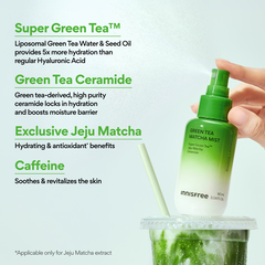 [LIMITED EDITION] Green Tea Matcha Mist 90ml - Hydration, Soothing and Glow—24 Hours a day