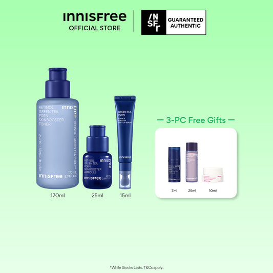 PDRN Power Firming Set - Skin booster Toner, Ampoule, Eye & Lip serum for Anti Aging, Wrinkles