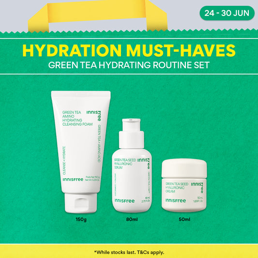 Green Tea Hydration Skincare Routine