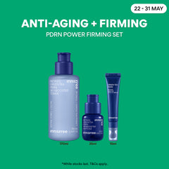 PDRN Power Firming Set - Skin booster Toner, Ampoule, Eye & Lip serum for Anti Aging, Wrinkles