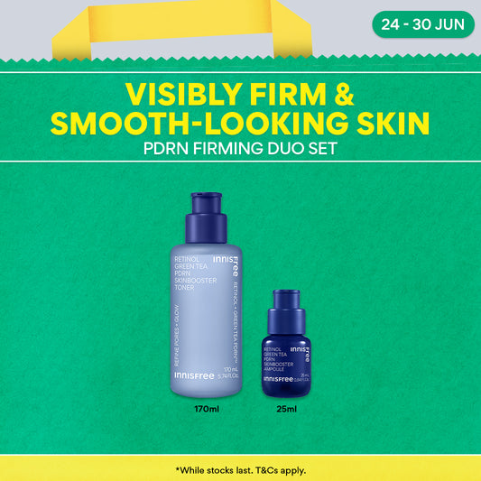 PDRN Firming Duo Set - Skin booster Toner, Ampoule for pore, wrinkles, fine lines