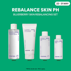 Blueberry Skin Rebalancing Set - Cleanser, Toner & Lotion for Healthy Oil Moisture Balance
