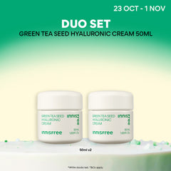 Green Tea Seed Hyaluronic Cream Duo 50ml - Hyaluronic acid, Hydration & Barrier Repair