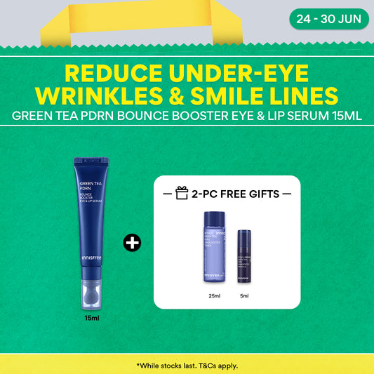 Green Tea PDRN Bounce Booster Eye & Lip Serum 15ml