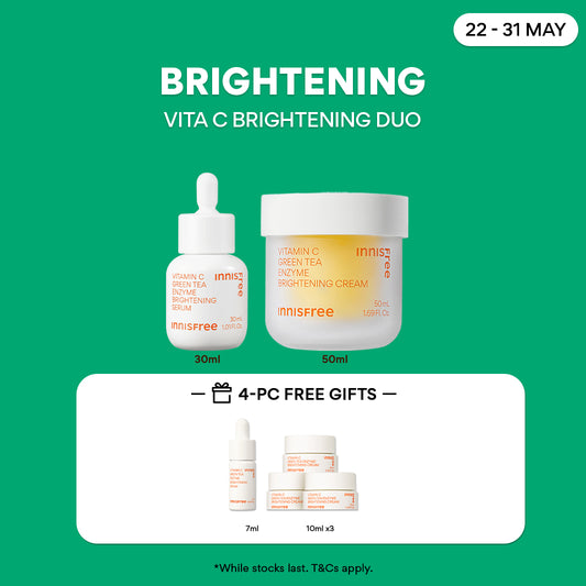 Vita C Brightening Duo Set - Serum & Cream for fading dark spots