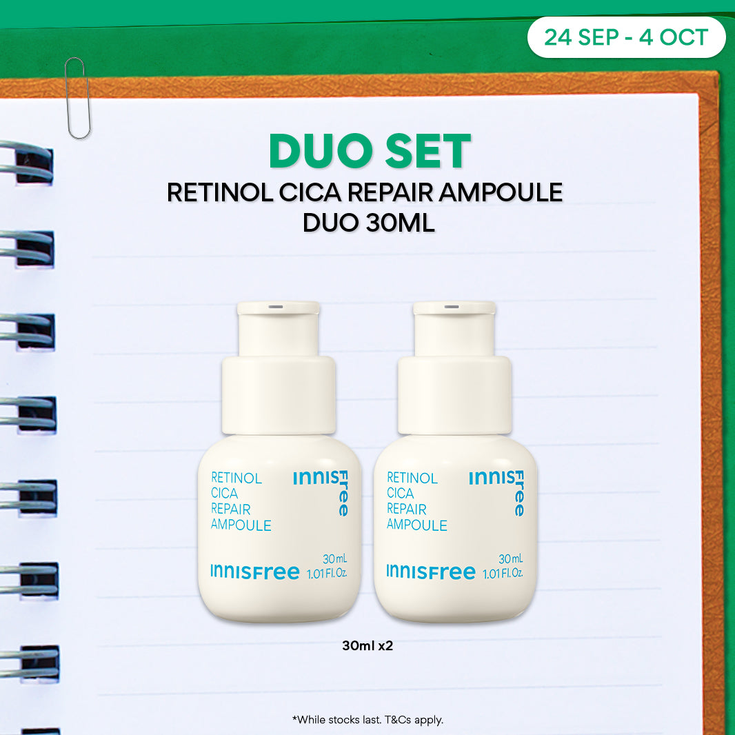Retinol Cica Repair Ampoule Duo 30ml - Soothing care, Sensitive & Acne prone skin