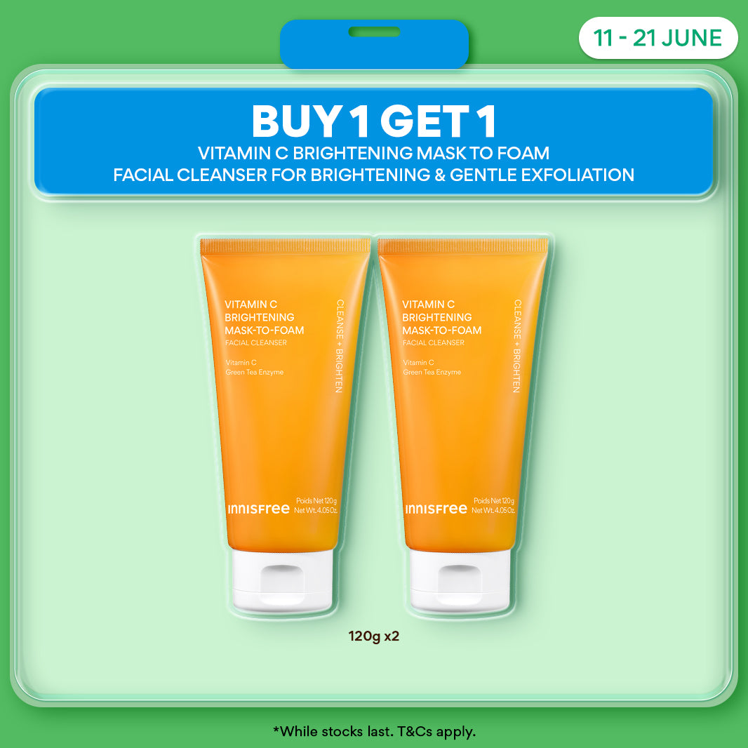 [1+1] Vitamin C Brightening Mask to Foam Duo 120g - Facial Cleanser for Brightening & Gentle Exfoliation