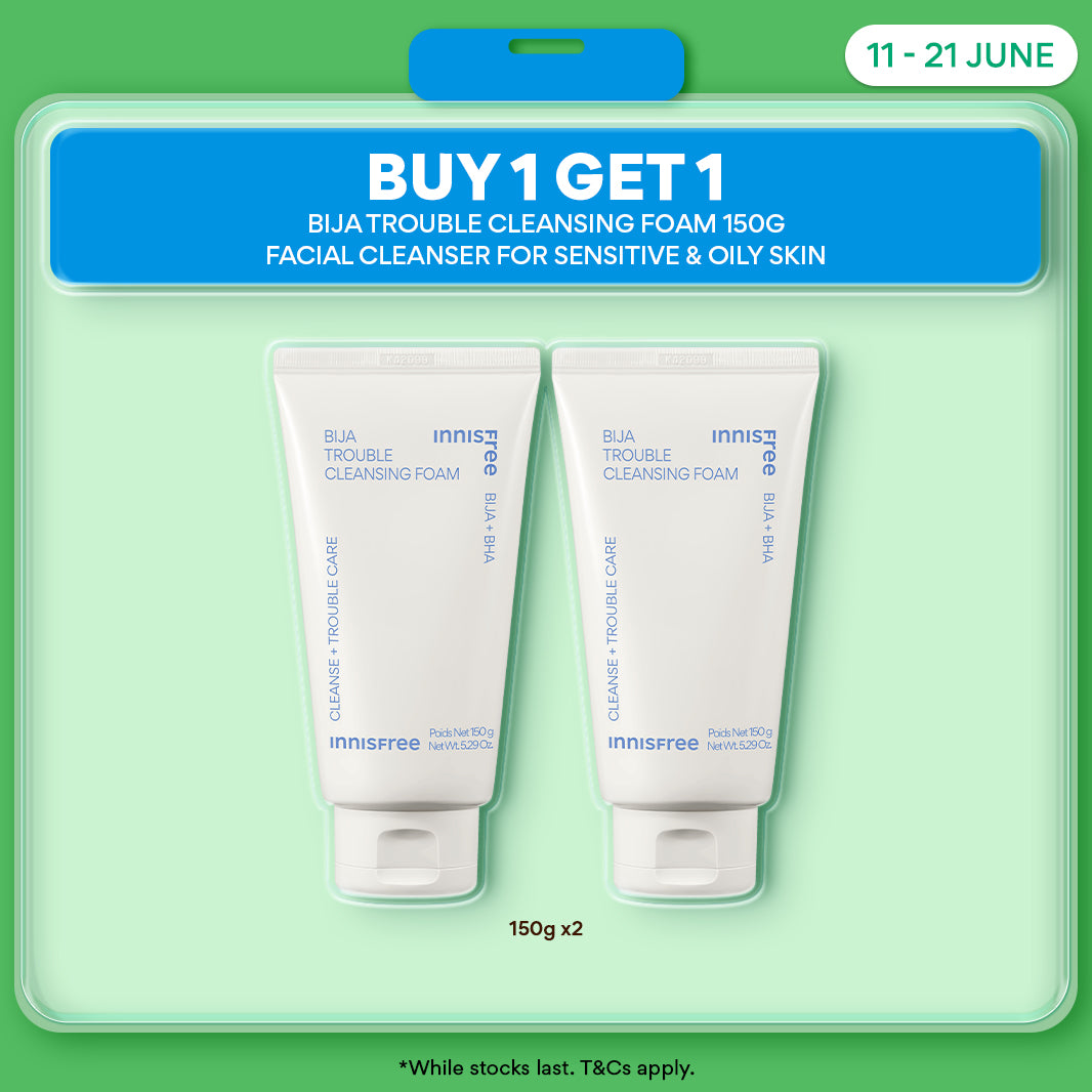 [1+1] Bija Trouble Cleansing Foam 150g - Facial Cleanser for Sensitive & Oily Skin