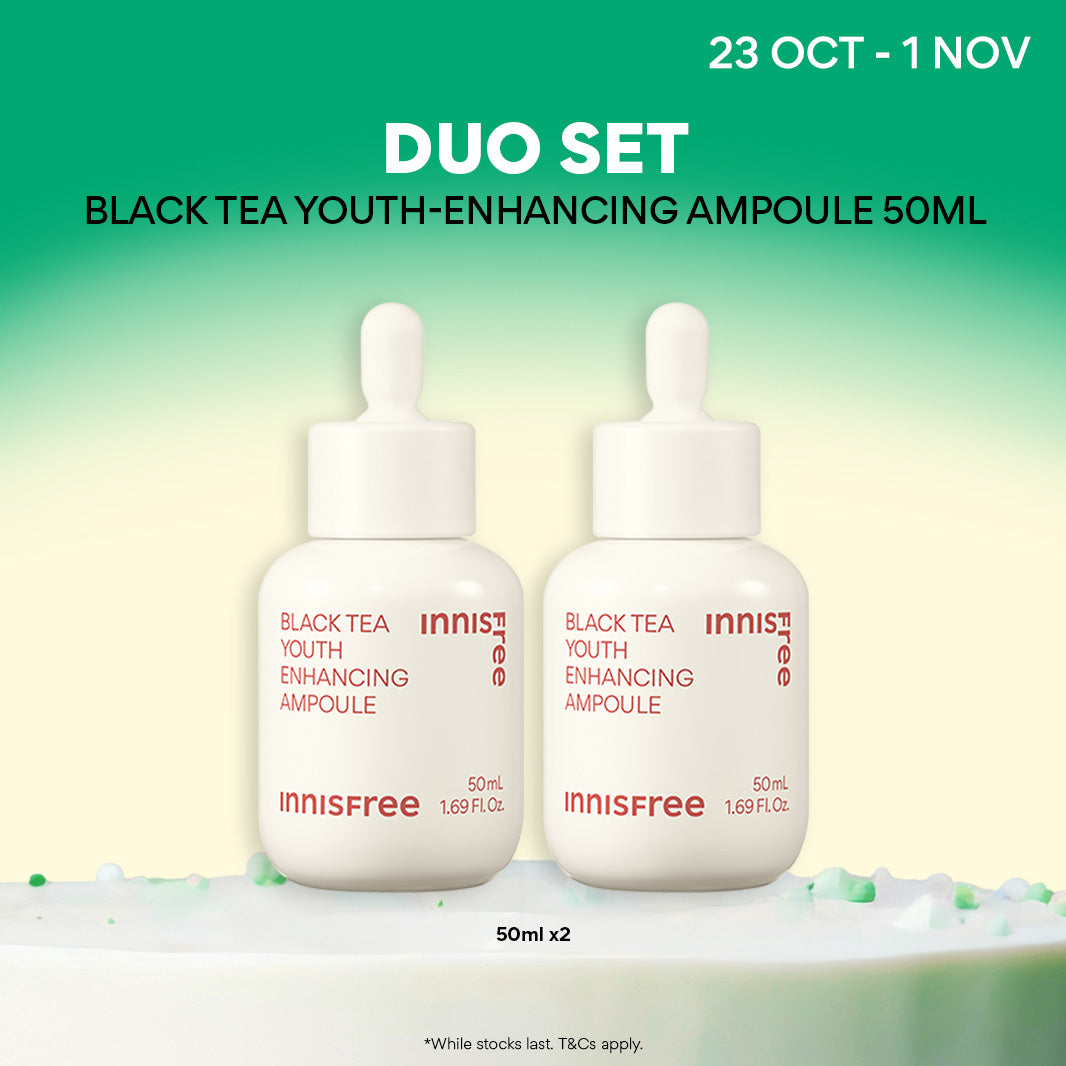 Black Tea Youth Enhancing Ampoule Duo 50ml - Anti aging, Wrinkles, Fine lines