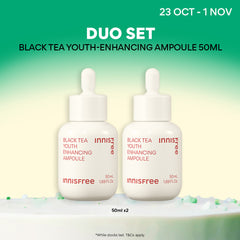 Black Tea Youth Enhancing Ampoule Duo 50ml - Anti aging, Wrinkles, Fine lines
