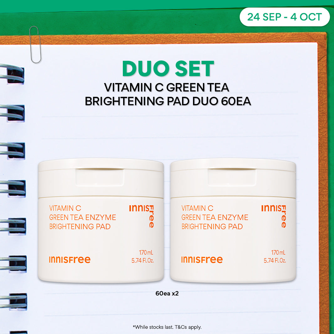 Vitamin C Brightening Pad Duo 60ea - Toner Pad for Brightening & Exfoliating Care