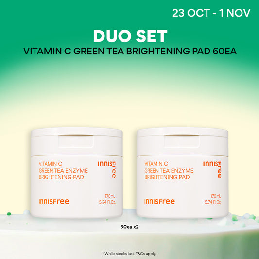 Vitamin C Brightening Pad Duo 60ea - Toner Pad for Brightening & Exfoliating Care