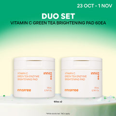 Vitamin C Brightening Pad Duo 60ea - Toner Pad for Brightening & Exfoliating Care