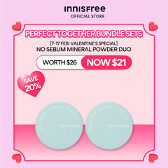 [VALENTINE'S SPECIAL] No-Sebum Mineral Powder 5g Duo