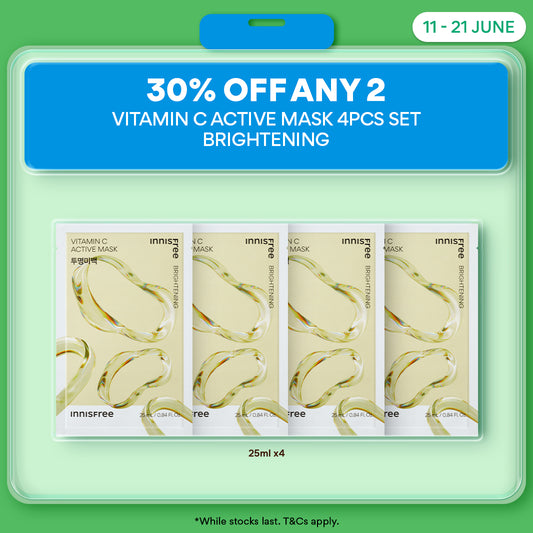 Vitamin C Active Mask Set x 4 Sheets