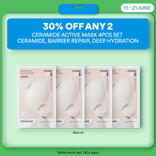 Ceramide Active Mask Set x 4 Sheets