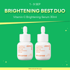 [Best Duo] INNISFREE Vitamin C Brightening Serum 30ml + 30ml for Brightening & Exfoliating Care