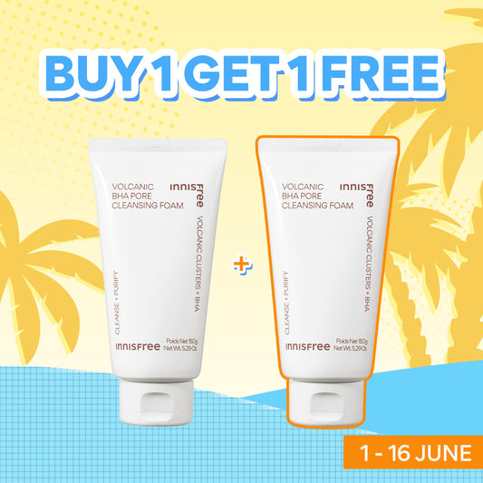 [BIG SALE SPECIAL: BUY 1 GET 1] Volcanic BHA Pore Cleansing Foam 150g