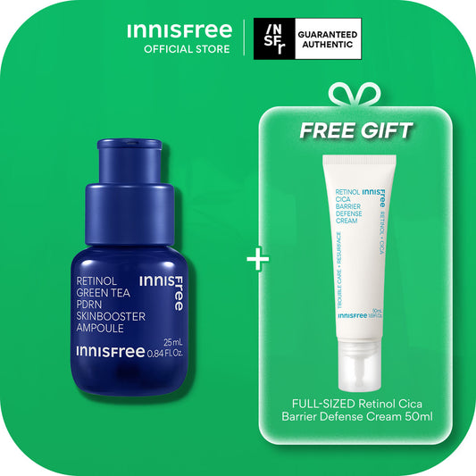 (NEW) INNISFREE Retinol Green Tea PDRN Skinbooster Ampoule 25ml