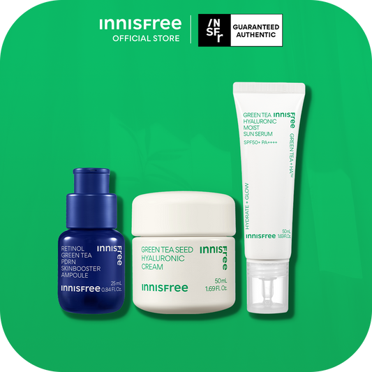 [1-11 AUG: ONLINE EXCLUSIVE SET] Perfect Firming & Hydrating PDRN Green Tea Trio Set