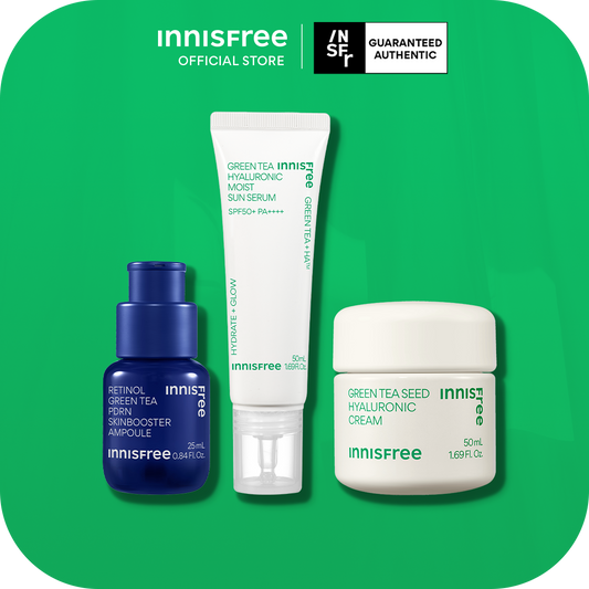 [BIG SALE EXCLUSIVE SET] Perfect Firming & Hydrating PDRN Green Tea Trio Set