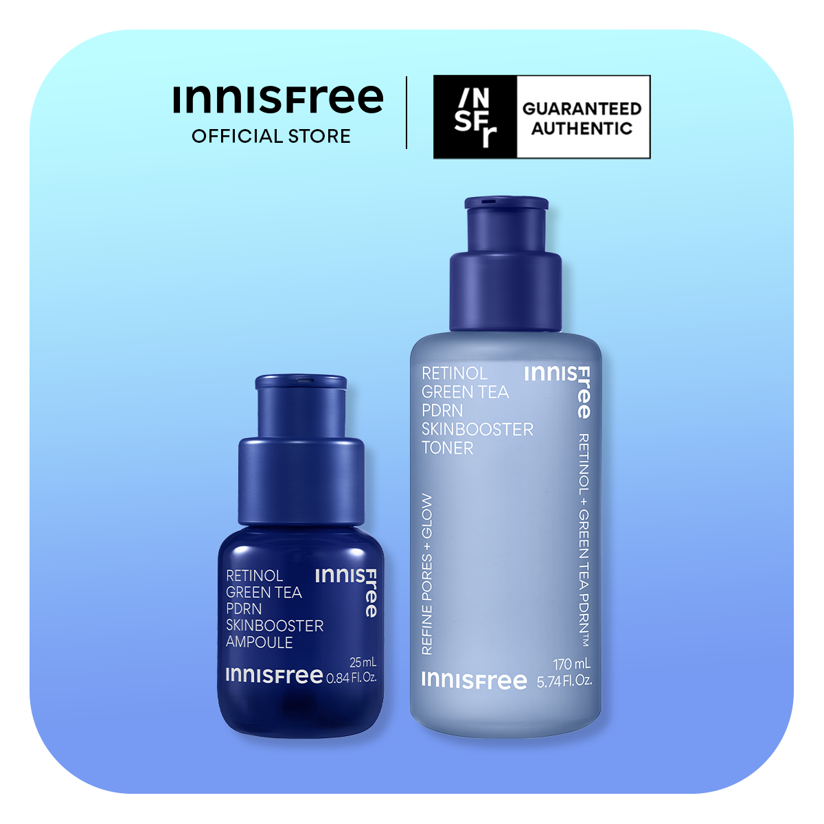 vegan Green Tea PDRN Skin Glow Duo Set