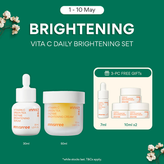 Vita C Brightening Duo Set - Serum & Cream for fading dark spots