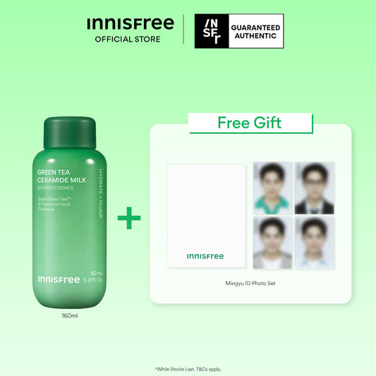 [MINGYU ID PHOTO SET GIFT] INNISFREE Green Tea Ceramide Milk