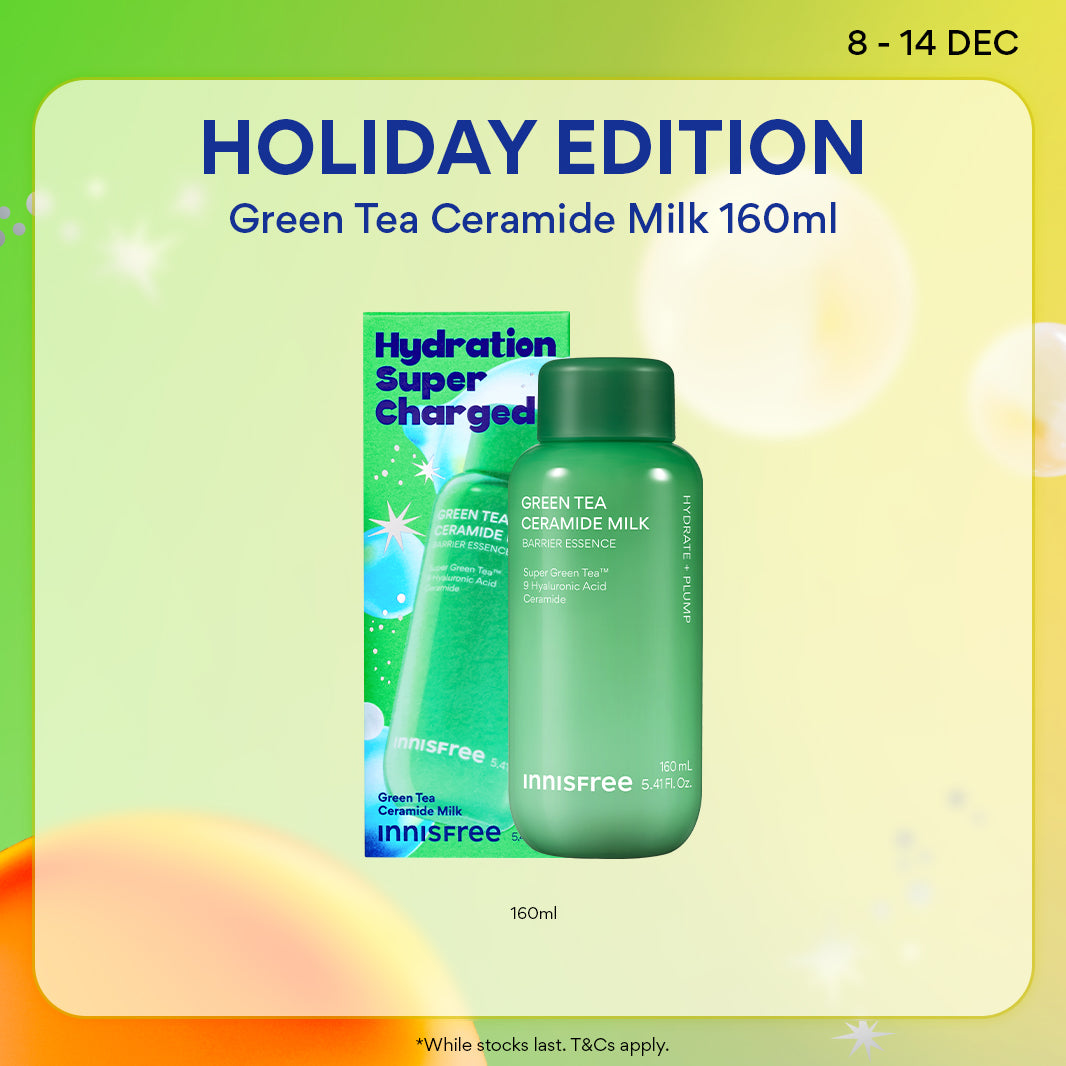 [Holiday Edition Available] Supercharged Green Tea Ceramide Milk Set