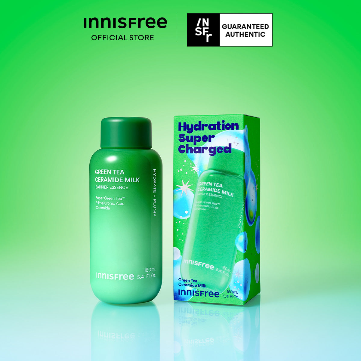 [Holiday Edition Available] Supercharged Green Tea Ceramide Milk Set