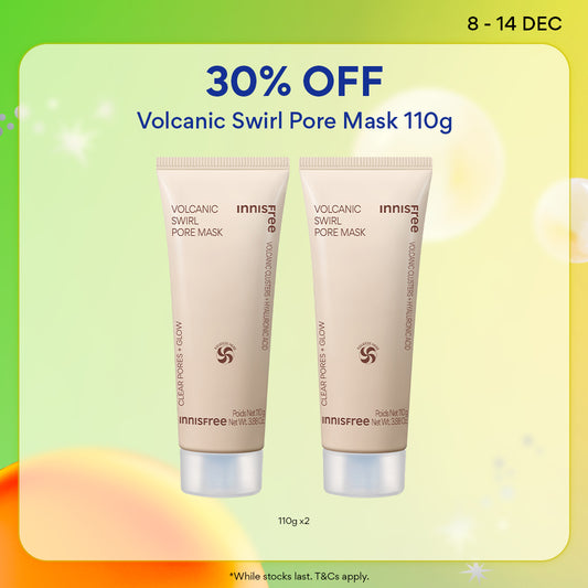 [12.12 Sale: 30% OFF] INNISFREE Volcanic Swirl Pore Mask 110g for Hydrating Pore Care