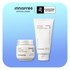 [PayDay: 20% OFF] INNISFREE Volcanic Pore Cleanser & Clay Mask Duo - For Deep Pore Cleansing & Pore Tightening