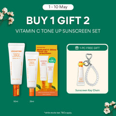[LIMITED EDITION] Vitamin C Tone Up Sunscreen Set - Limited Edition, SPF & Dark Spot care for Dull skin & Sensitive skin