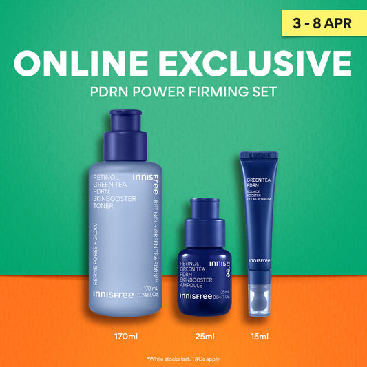 PDRN Power Firming Set - Skin booster Toner, Ampoule, Eye & Lip serum for Anti Aging, Wrinkles