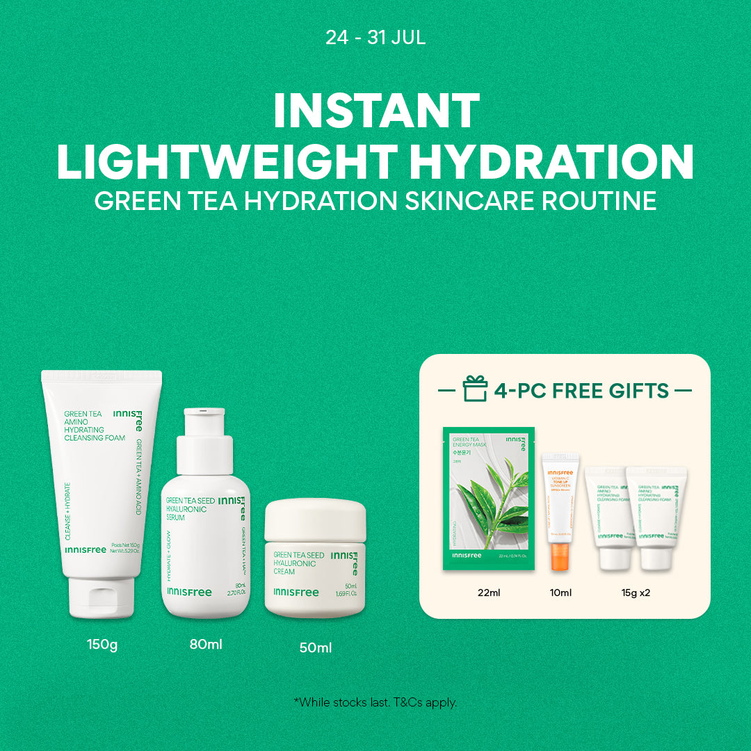 Green Tea Daily Hydration Skincare Routine