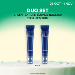 Green Tea PDRN Bounce Booster Eye & Lip Serum Duo 15ml